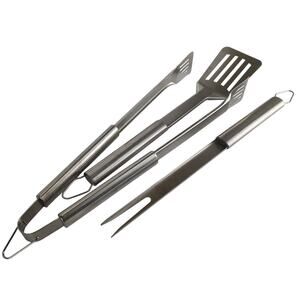 Weber Stainless Steel BBQ Grilling Tools Spatula Tongs Fork Never Used Utensils